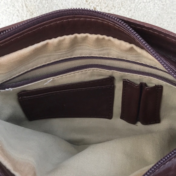 Vintage LAND Trentino crossbody leather purse - Picture 5 of 8